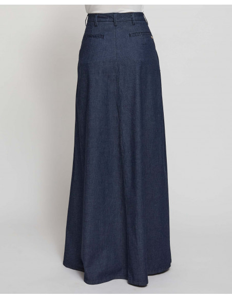 GONNA LUNGA DENIM LIGHT