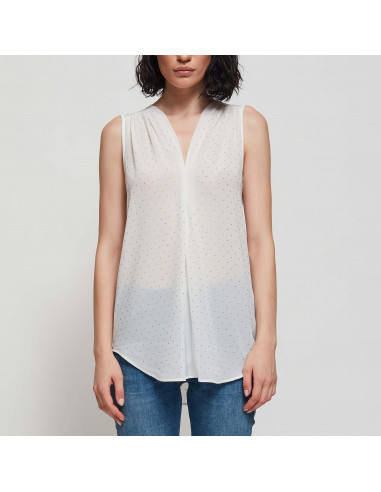 TOP GEORGETTE C/APPL