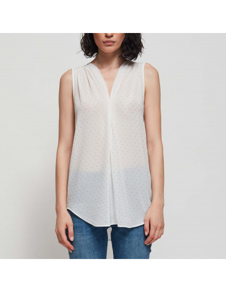 TOP GEORGETTE C/APPL