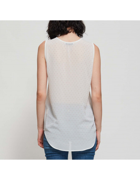 TOP GEORGETTE C/APPL