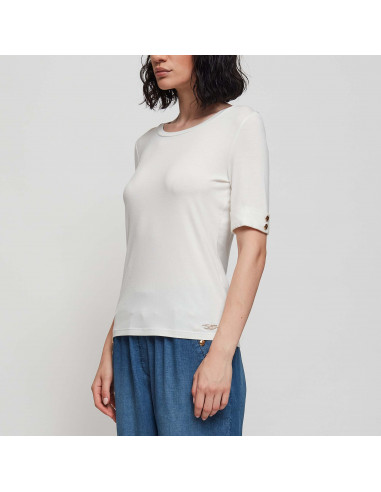 T-SHIRT C/MOTIVI DI BOTTONI