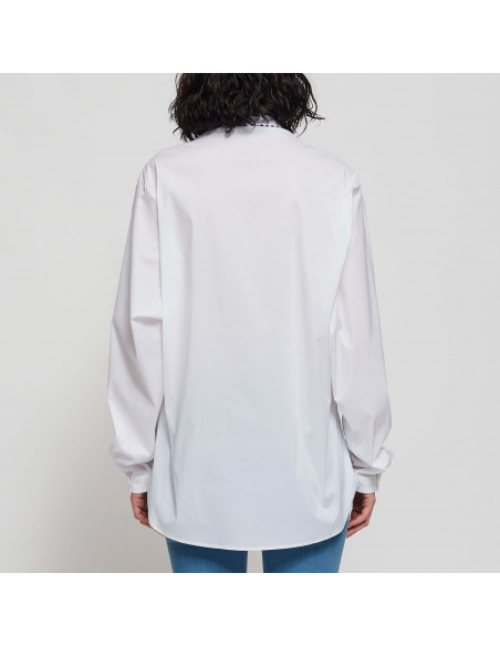 CAMICIA POPELINE C/SPECCHIETTI