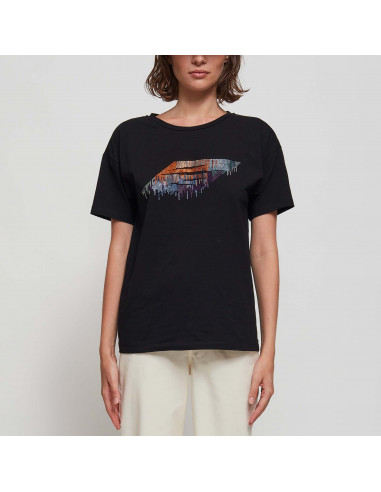 T-SHIRT M/C C/ROMBO MULTICOLOR