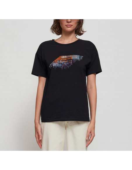 T-SHIRT M/C C/ROMBO MULTICOLOR