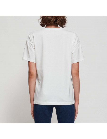 T-SHIRT M/C C/COLLANA