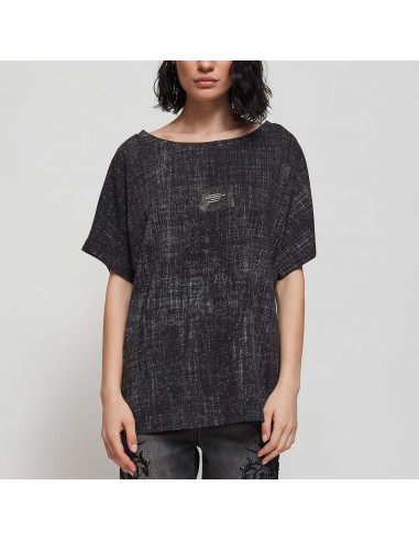 T-SHIRT ST DENIM + APPLICAZIONI