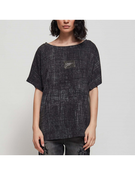 T-SHIRT ST DENIM + APPLICAZIONI