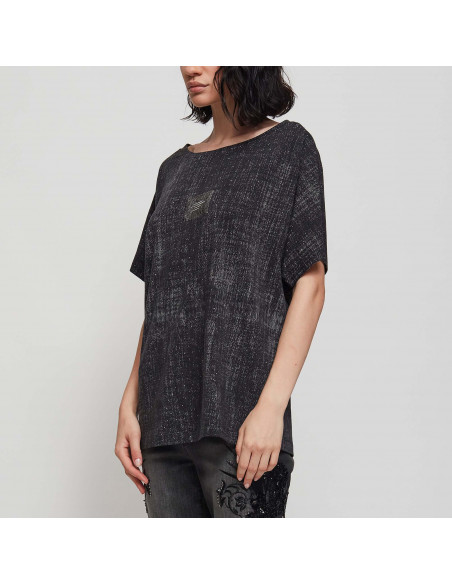 T-SHIRT ST DENIM + APPLICAZIONI