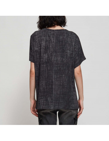 T-SHIRT ST DENIM + APPLICAZIONI