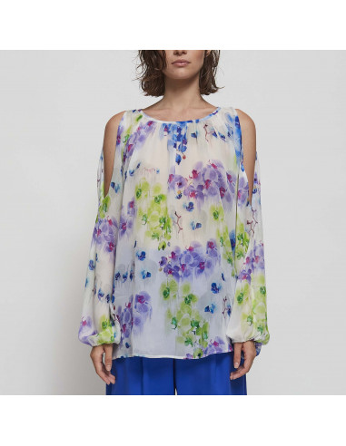 BLUSA C/SPALLE NUDE ST ORCHIDEE