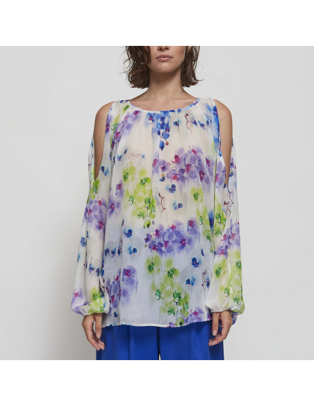 BLUSA C/SPALLE NUDE ST ORCHIDEE