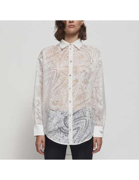 CAMICIA ST CASHMERE DEVORATO