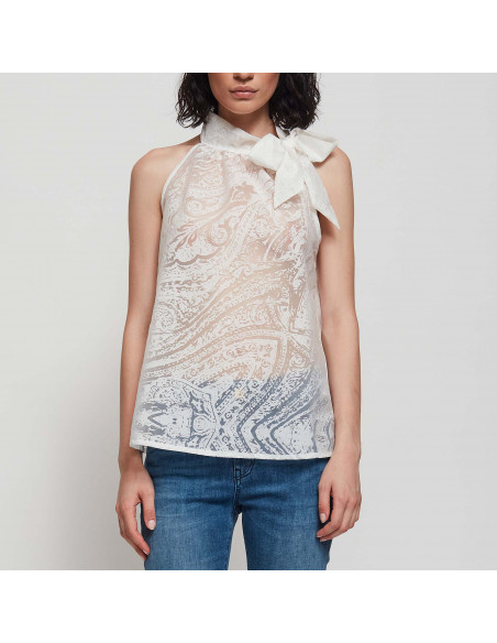 TOP ST CASHMERE DEVORE'