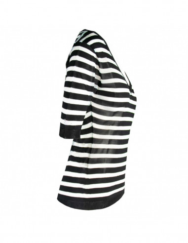 MAGLIA SC V M/C RIGHE LUREX