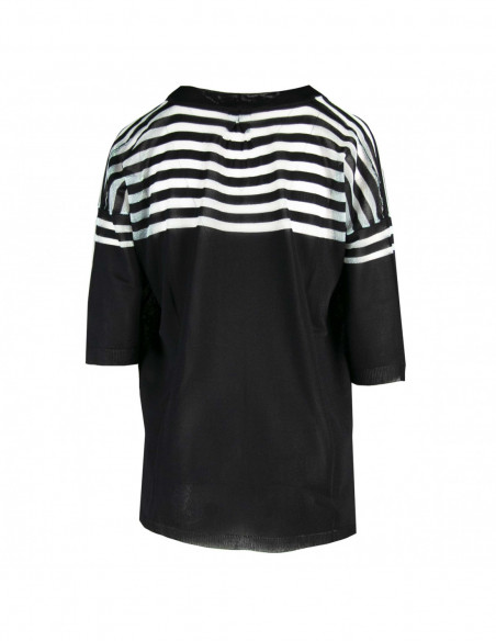 CARDIGAN C/MOTIVI DIRIGHE LUREX