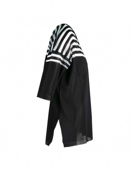 CARDIGAN C/MOTIVI DIRIGHE LUREX