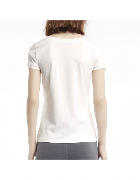 T-SHIRT C/APPLICAZIONE CRYSTAL