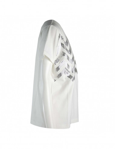T-SHIRT WITH GEOMETRIC CRYSTALS