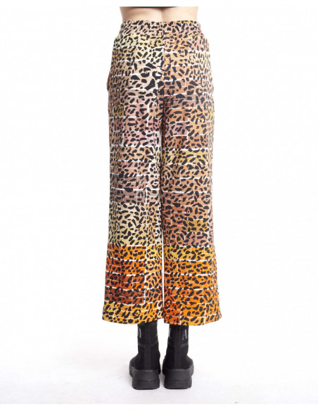 ANIMAL-PRINTED JOGGING PANTS