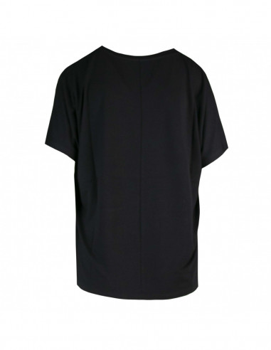 RHINESTONE AND PIERCED T-SHIRT