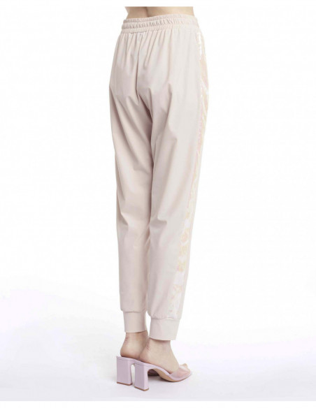 JOGGING TROUSERS WITH SEQUINED BAND