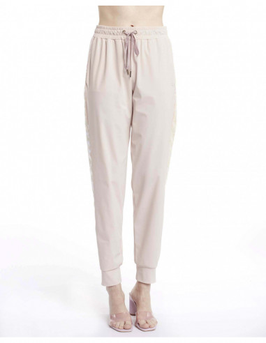 JOGGING TROUSERS WITH SEQUINED BAND