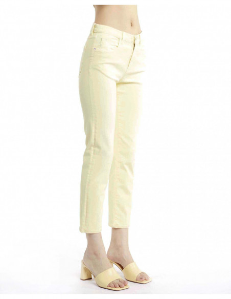 HIGH-WAISTED CROPPED TROUSERS