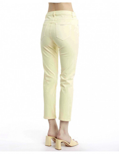 HIGH-WAISTED CROPPED TROUSERS