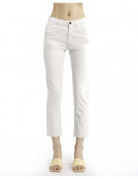 HIGH-WAISTED CROPPED TROUSERS