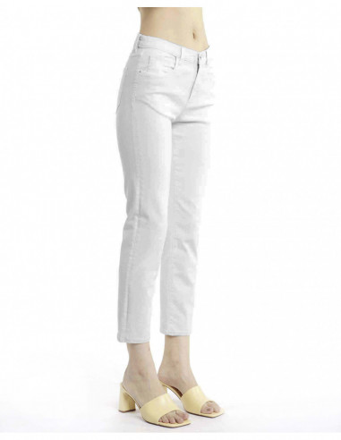 HIGH-WAISTED CROPPED TROUSERS