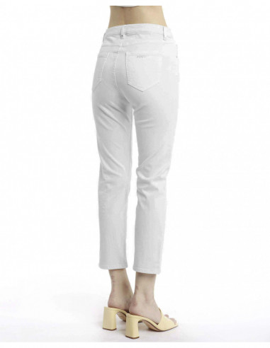 HIGH-WAISTED CROPPED TROUSERS