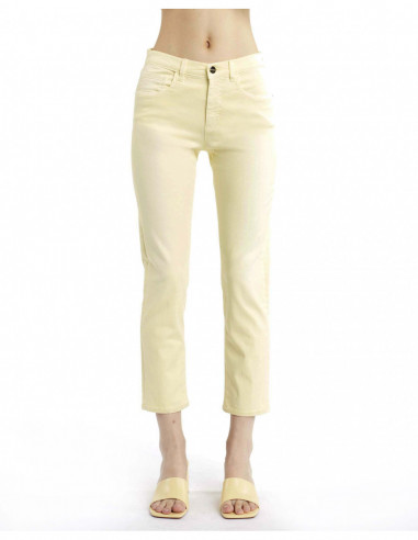 HIGH-WAISTED CROPPED TROUSERS