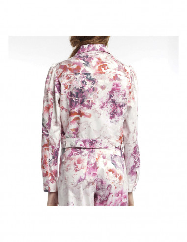CARNATION-PRINTED JACKET