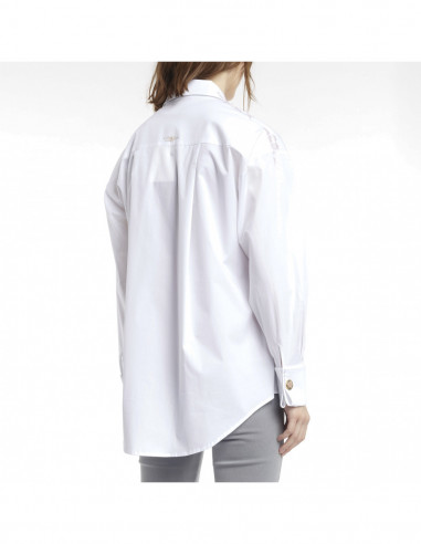 CAMICIA ST DAMASCO IN CAPO+RICAMO