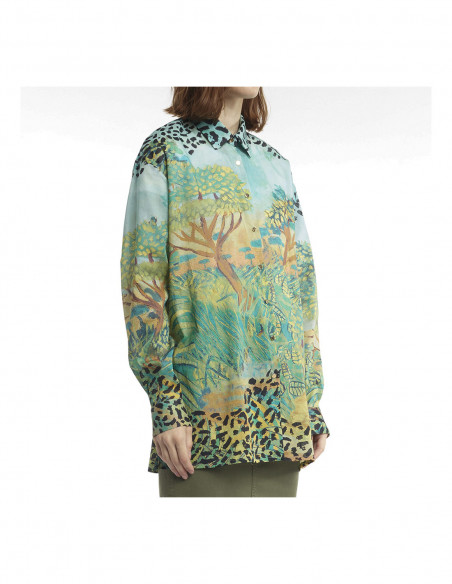 LEOPARD-PRINTED BLOUSE