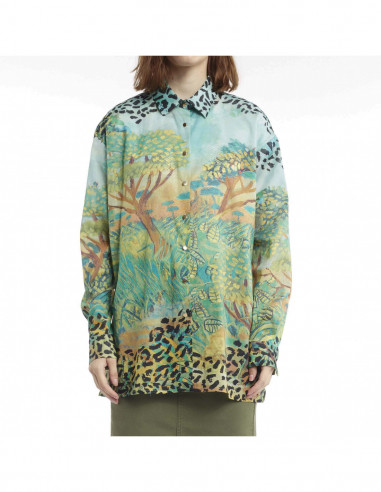 LEOPARD-PRINTED BLOUSE