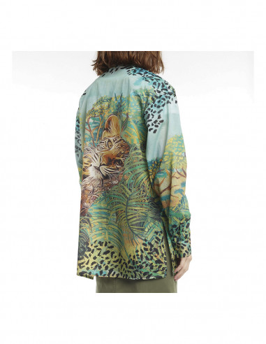 LEOPARD-PRINTED BLOUSE