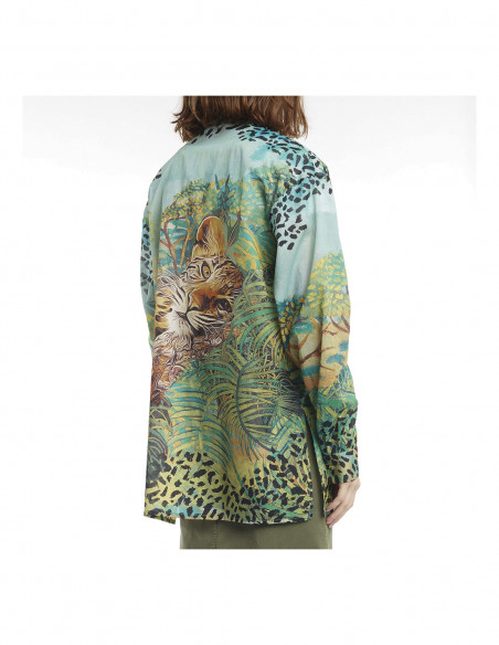 LEOPARD-PRINTED BLOUSE