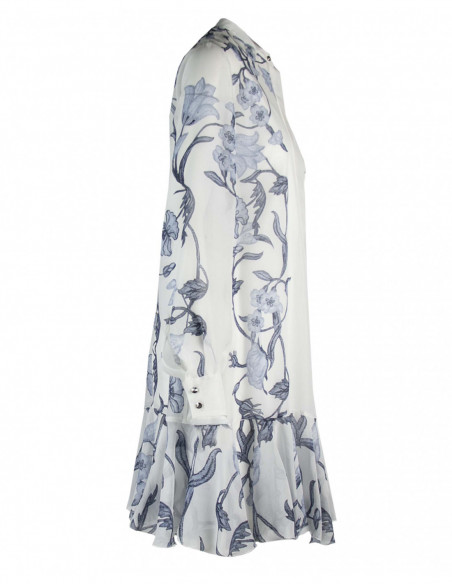 NATURAL-PRINTED DRESS