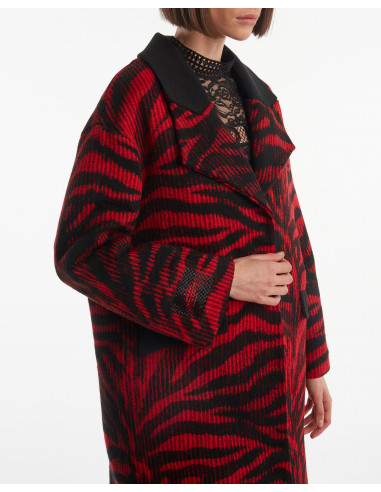 CAPPOTTO IN MAGLIA JAQUARD