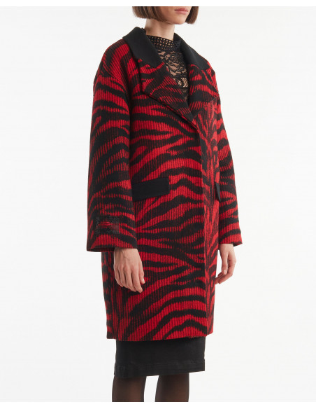 CAPPOTTO IN MAGLIA JAQUARD