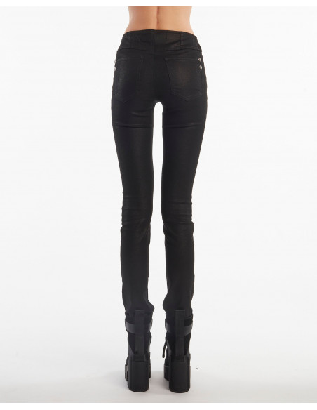 LEGGINGS SPALMATO C/SPACCO