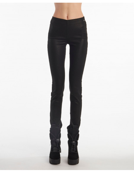 LEGGINGS SPALMATO C/SPACCO