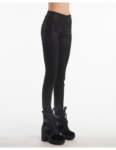 LEGGINGS SPALMATO C/SPACCO
