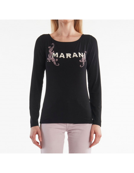 T-SHIRT M/L C/RICAMO