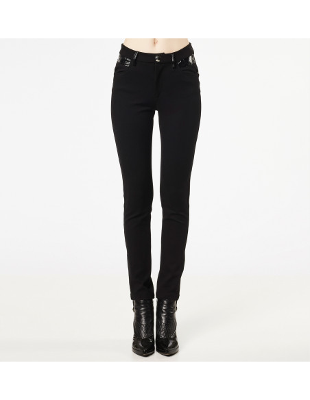 SKINNY C/INSERTI IN VERNICE