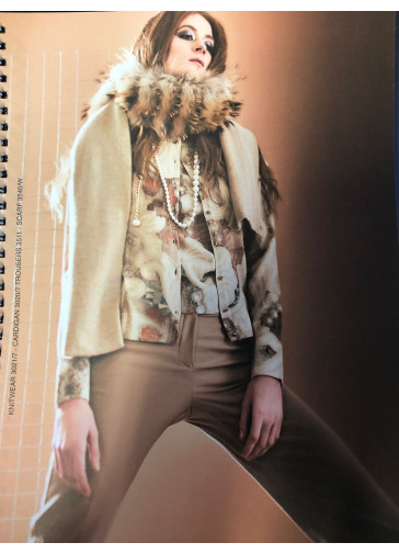 MURMASKY FUR-TRIMMED SCARF