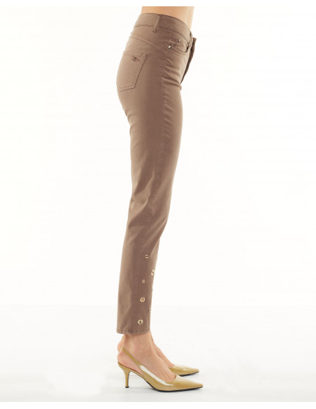 SKINNY V.ALTA LYOCELL C/VELE AL FONDO