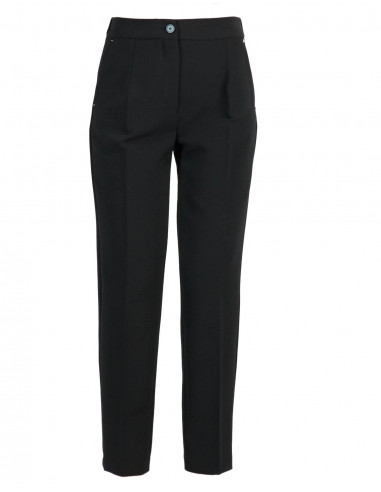 PANTALON CHINO EN CADY BRODE'