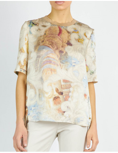 BLUSA STAMPA STUCCHI